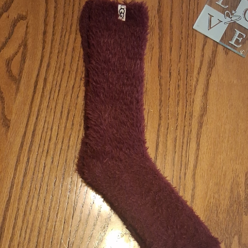 UGG Teddi Cozy Crew Sock, Purple NWOT